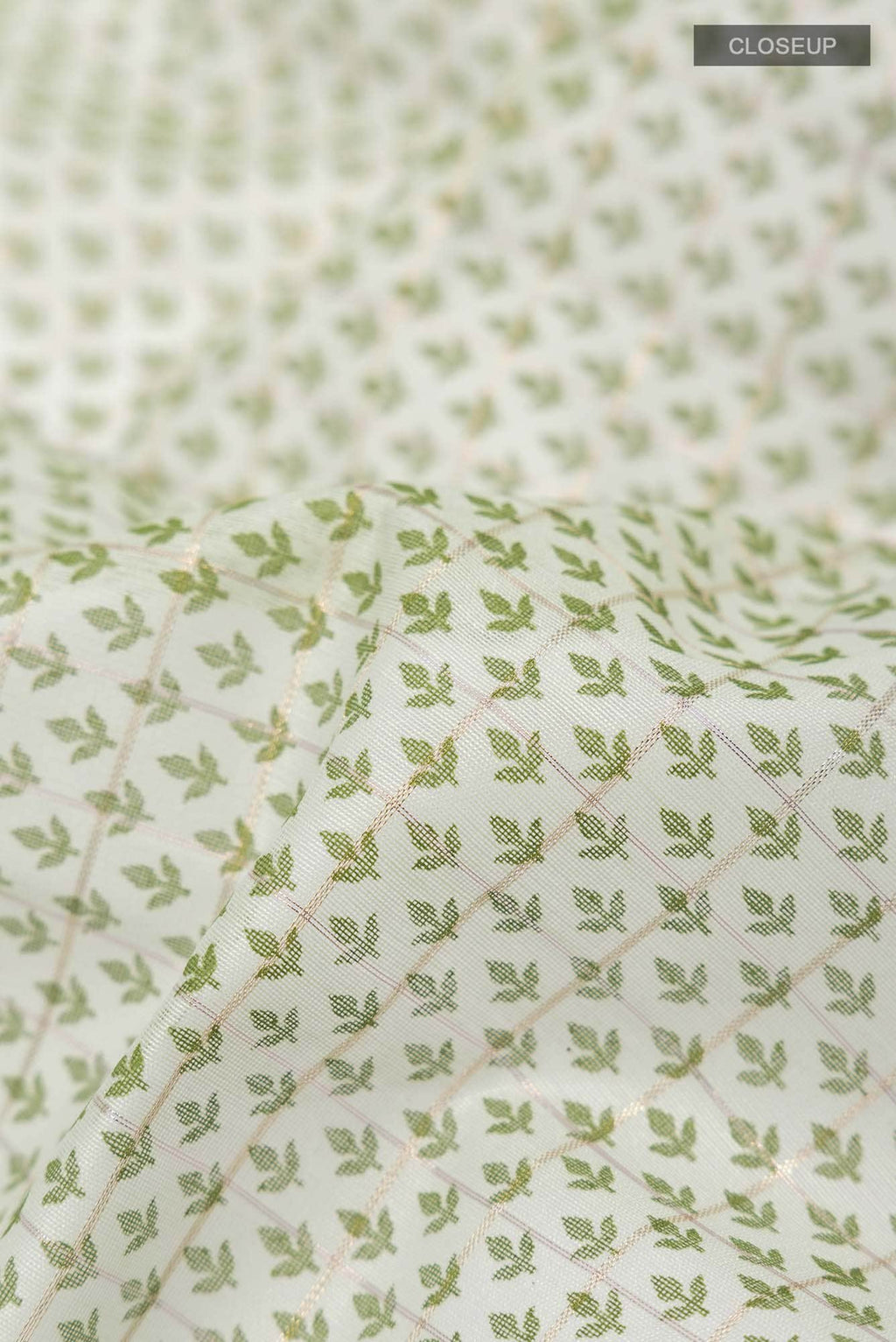 Green Blended Silk Cotton Saree