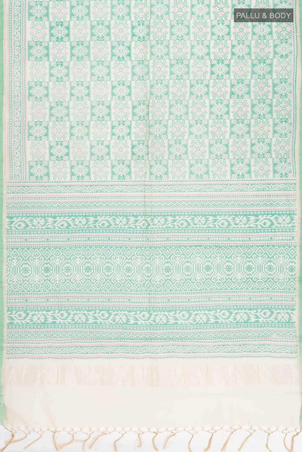 Green Blended Silk Cotton Saree