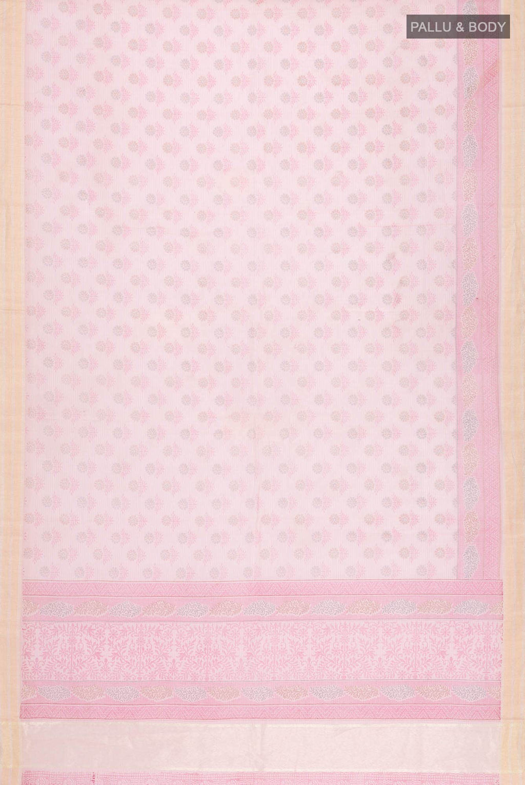 Pink Blended Kota Cotton Saree
