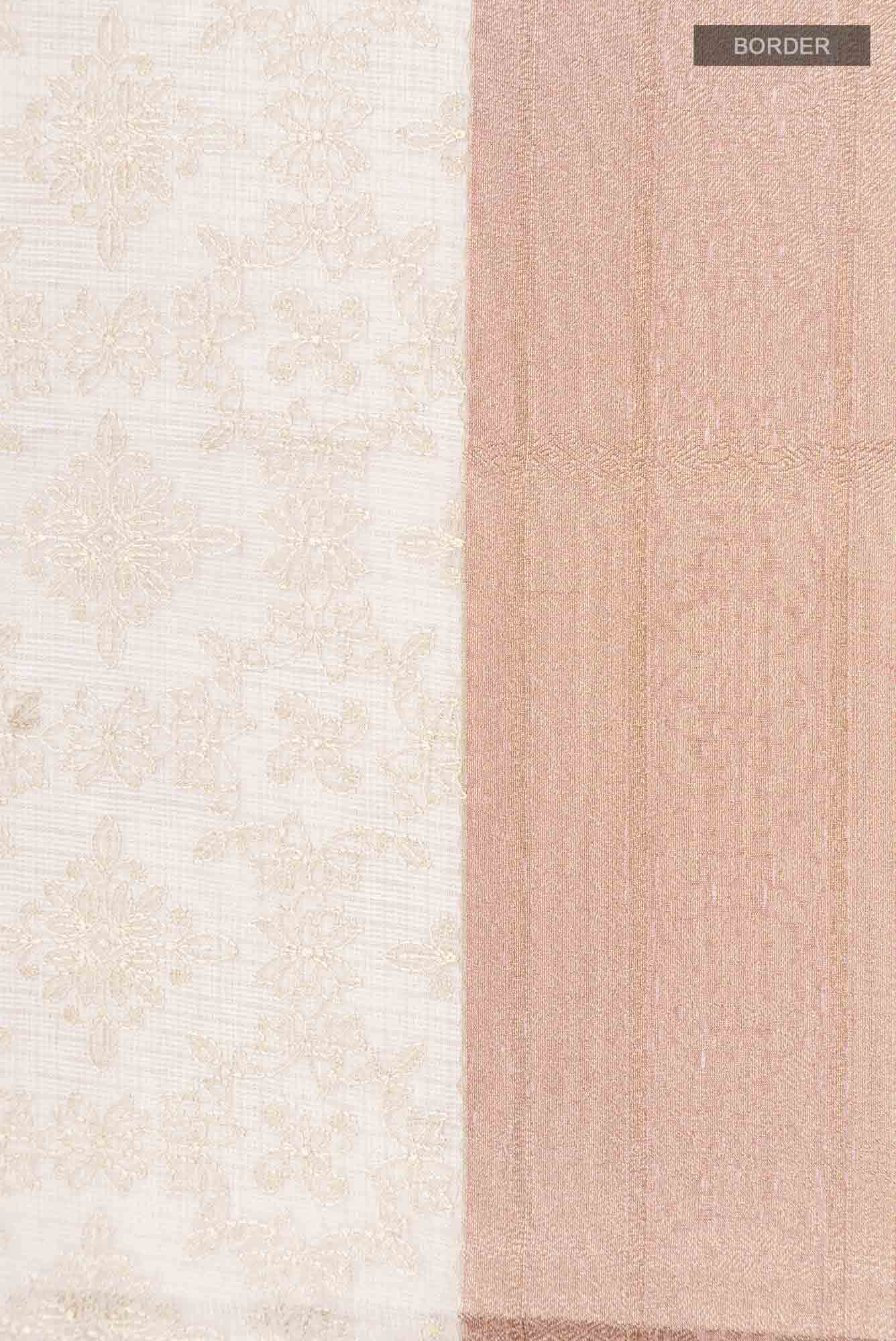 Gold Blended Kota Cotton Saree