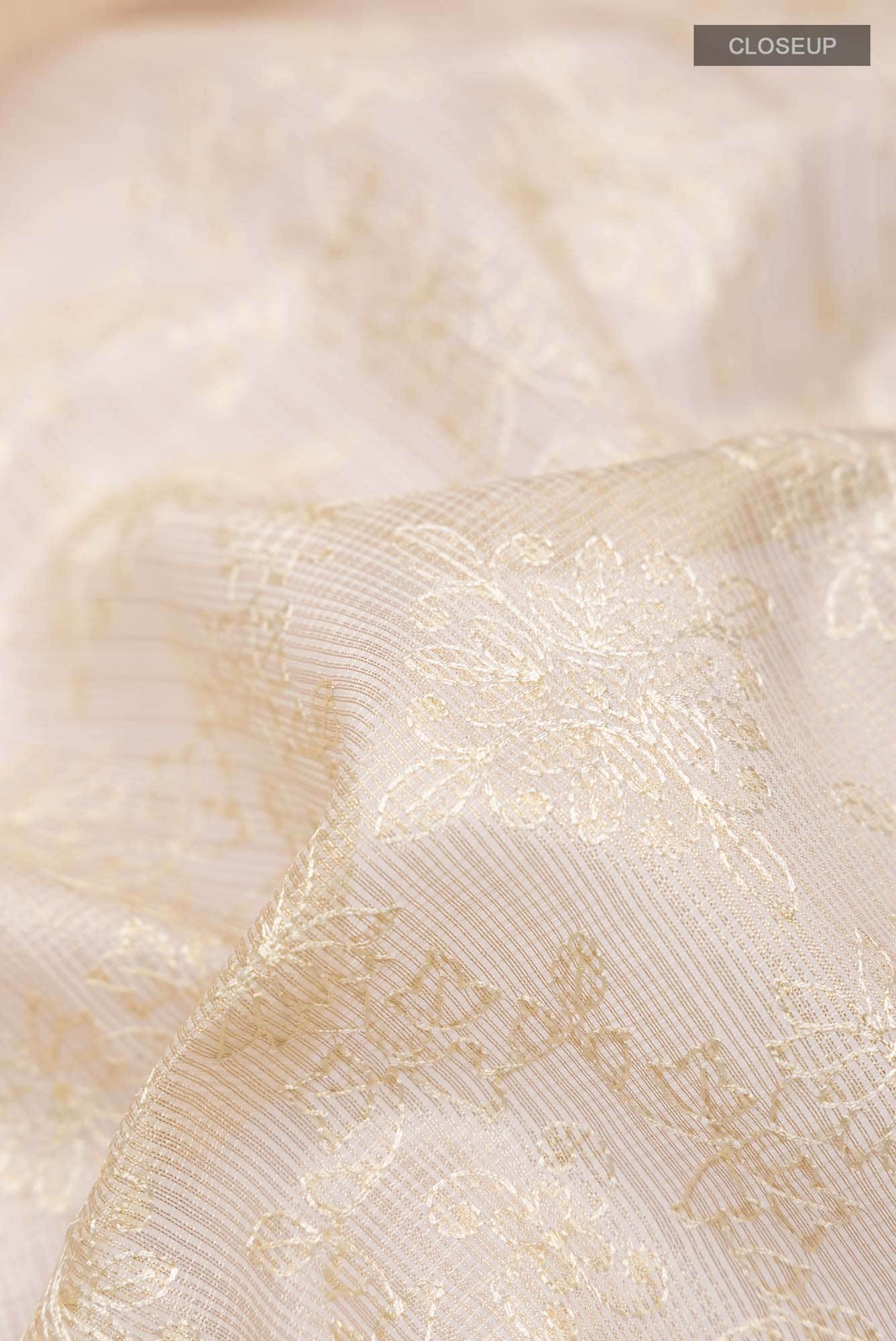 Gold Blended Kota Cotton Saree