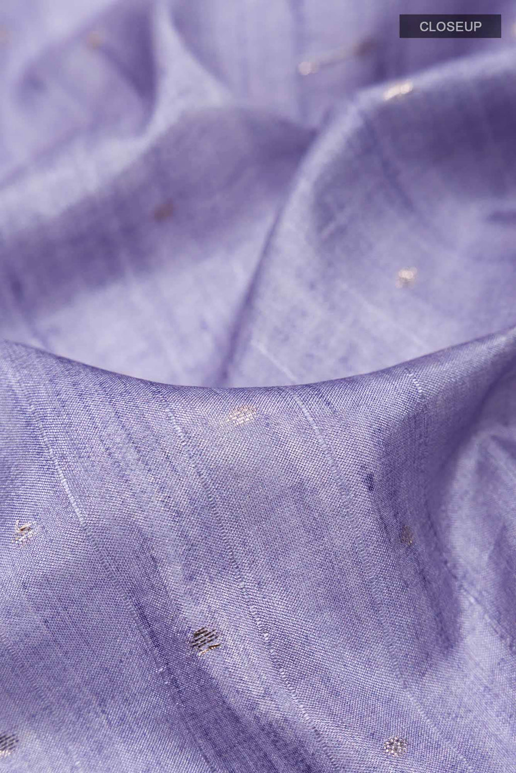 Blue Blended Tussar Silk Saree