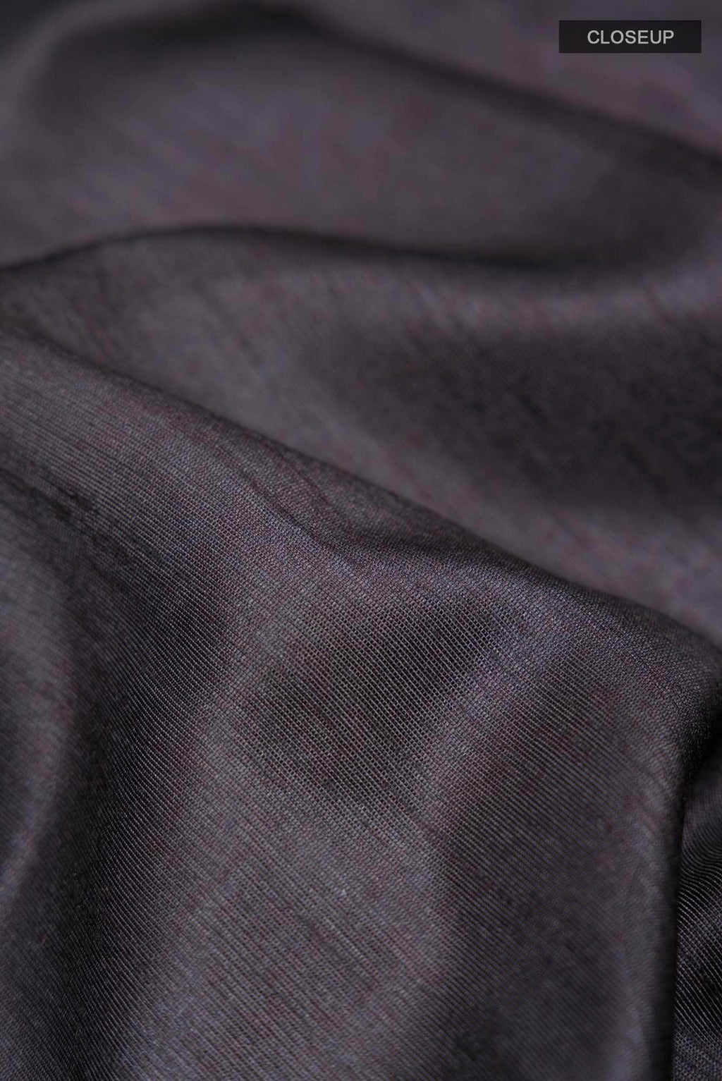 Black Blended Tussar Silk Saree