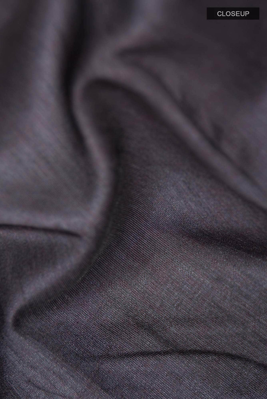 Black Blended Tussar Silk Saree