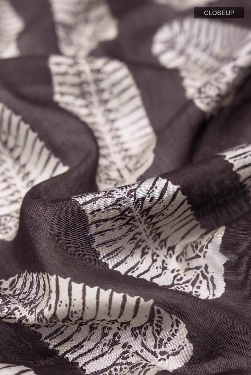 Brown Blended Tussar Silk Saree