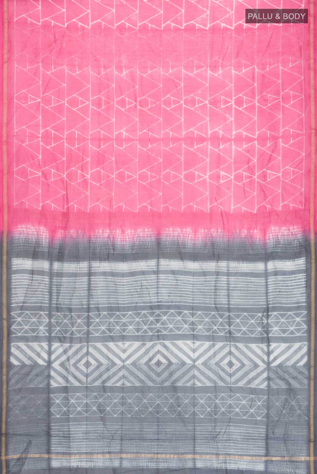 Pink Tie Diy Chanderi Silk Cotton Saree