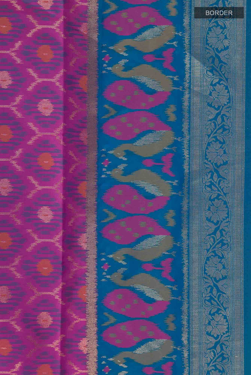 Pink Blended Soft Silk Saree