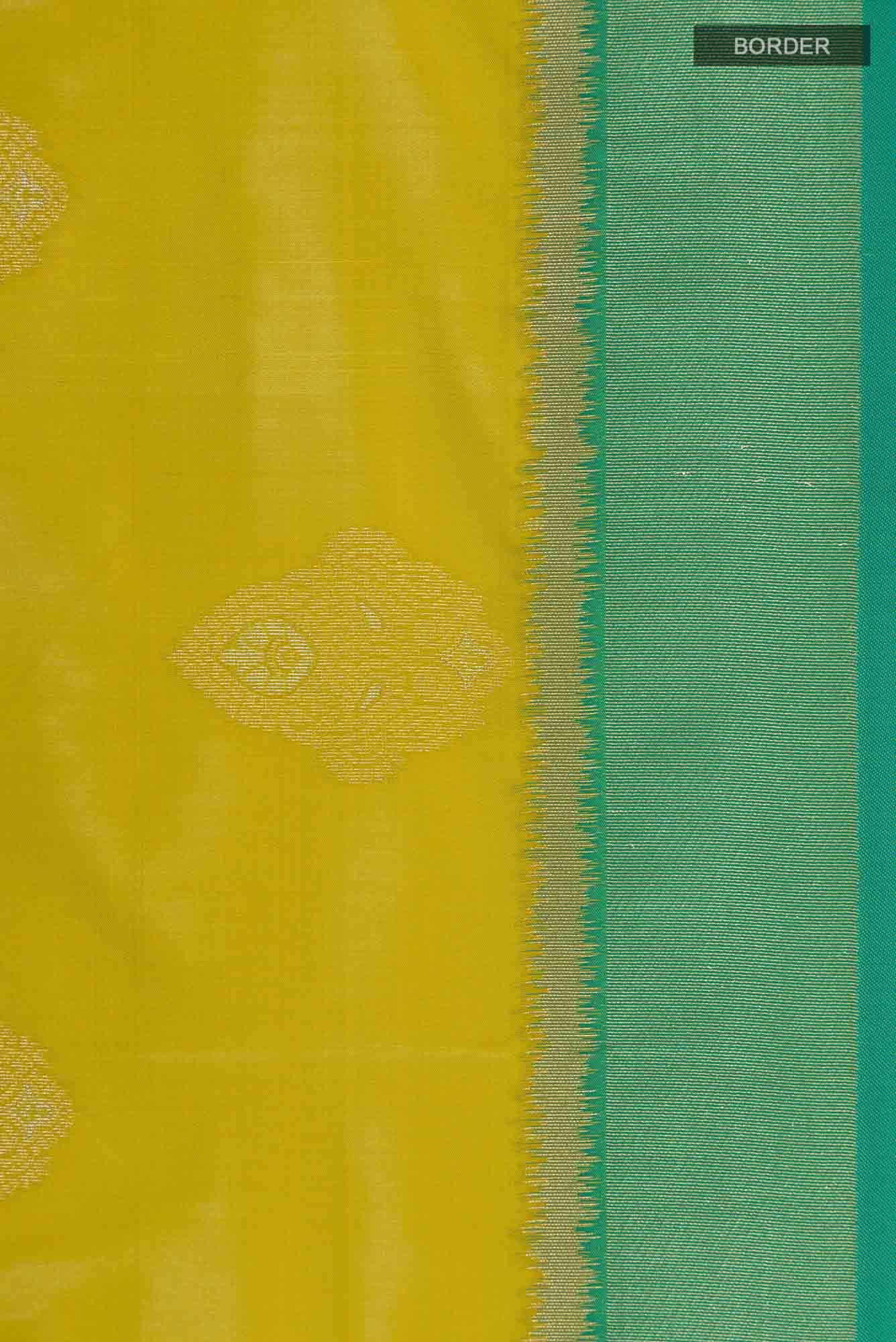 Green Blended Soft Silk Saree