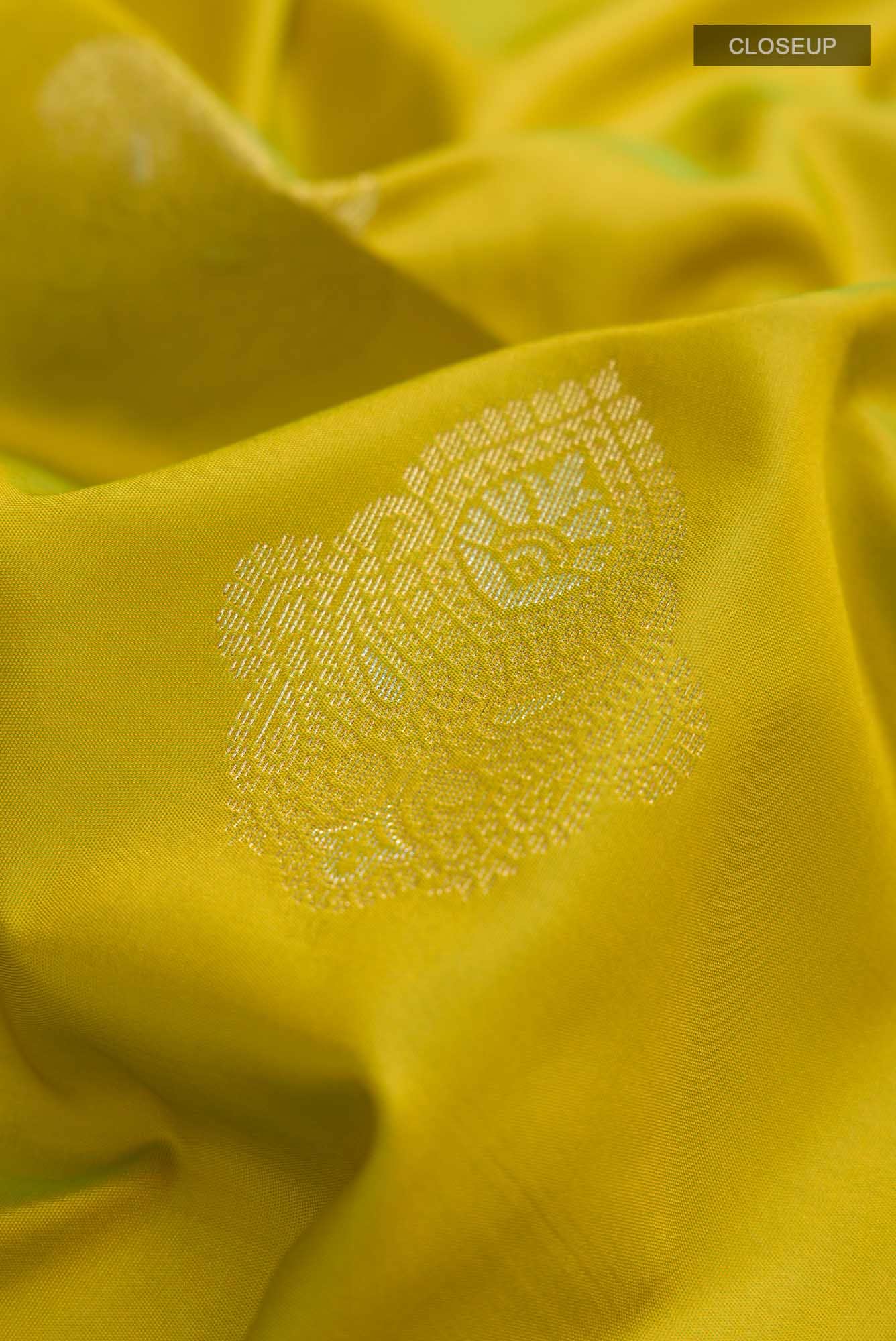 Green Blended Soft Silk Saree