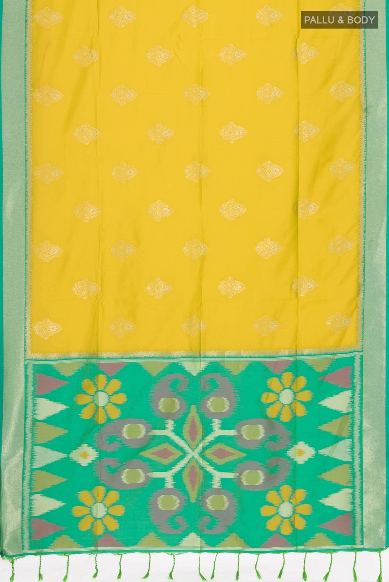 Green Blended Soft Silk Saree