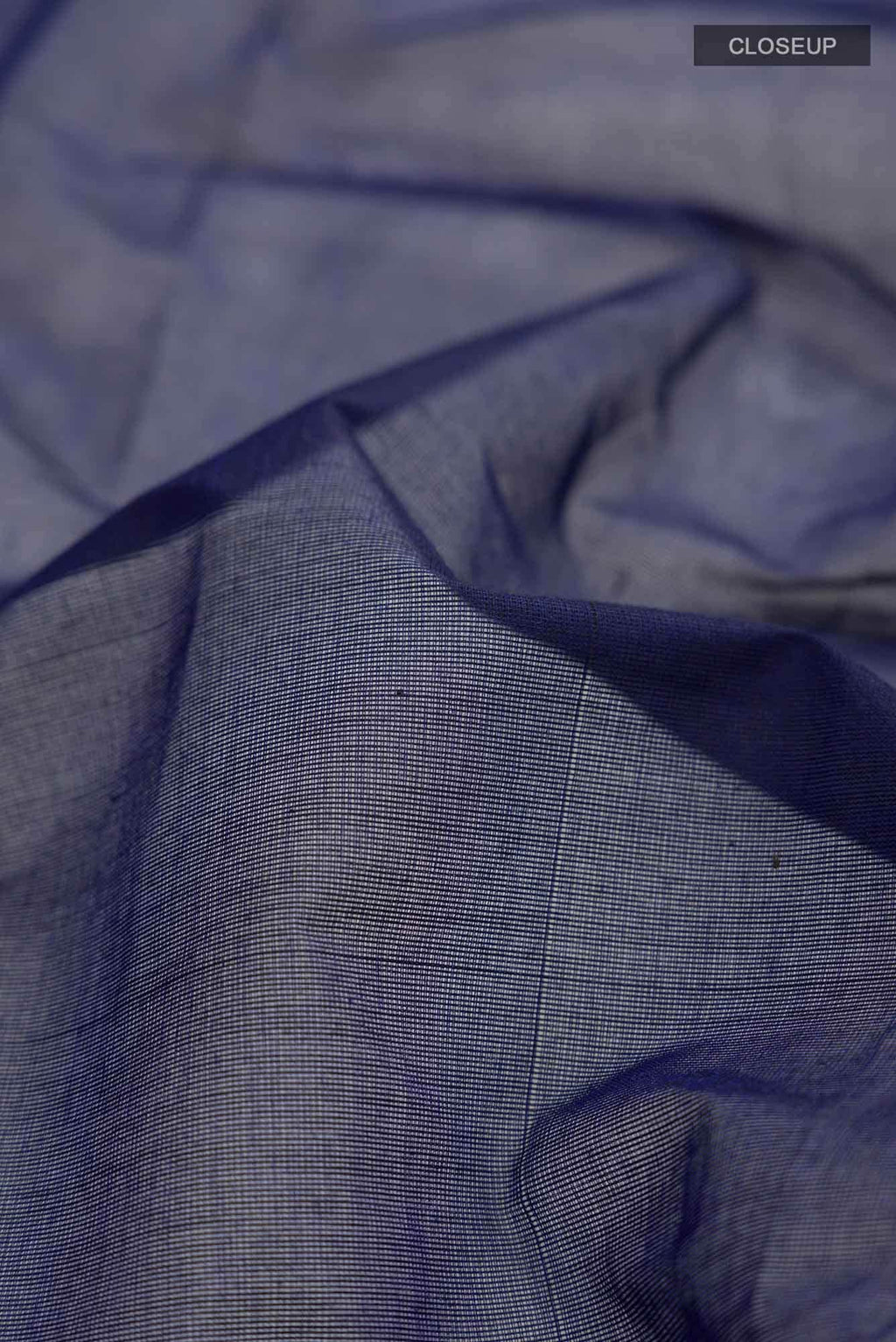 Navy Blue Kanchi Cotton Saree