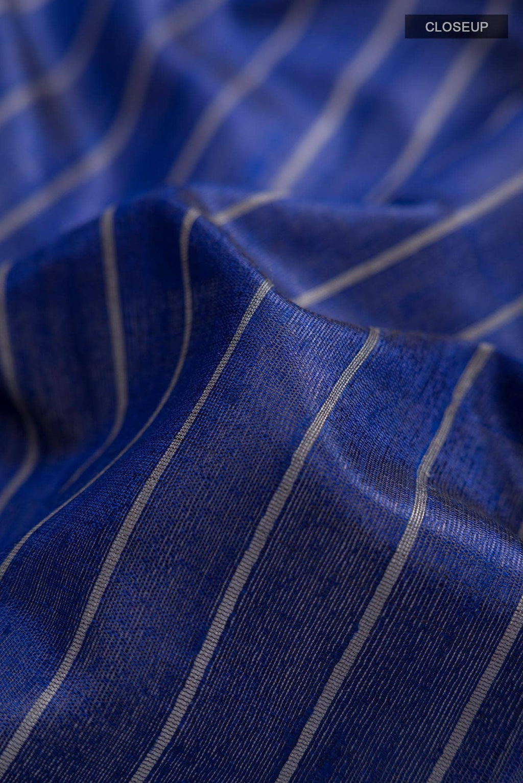 Avni-Royal Blue Bhagalpuri Tussar Silk Saree
