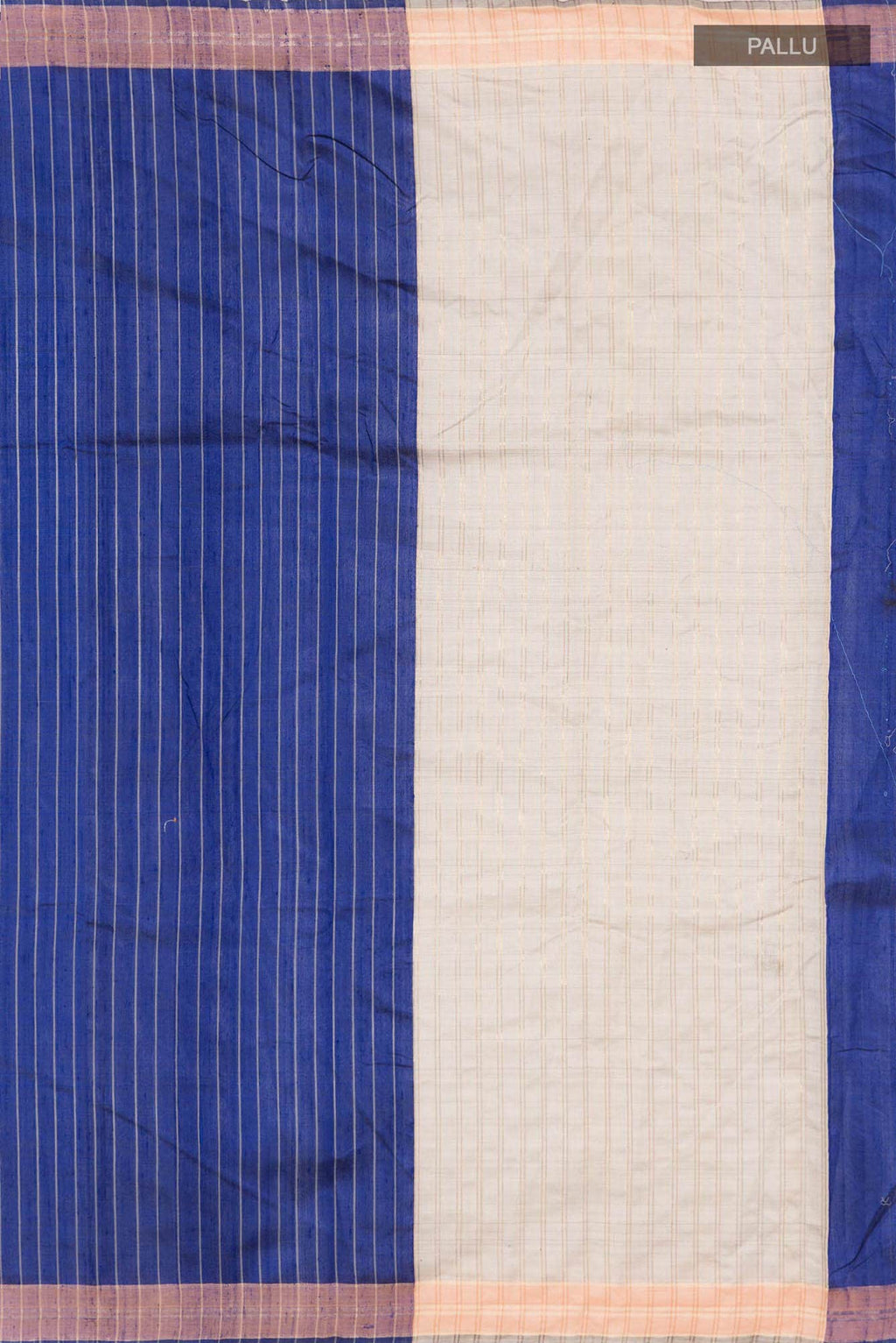 Avni-Royal Blue Bhagalpuri Tussar Silk Saree