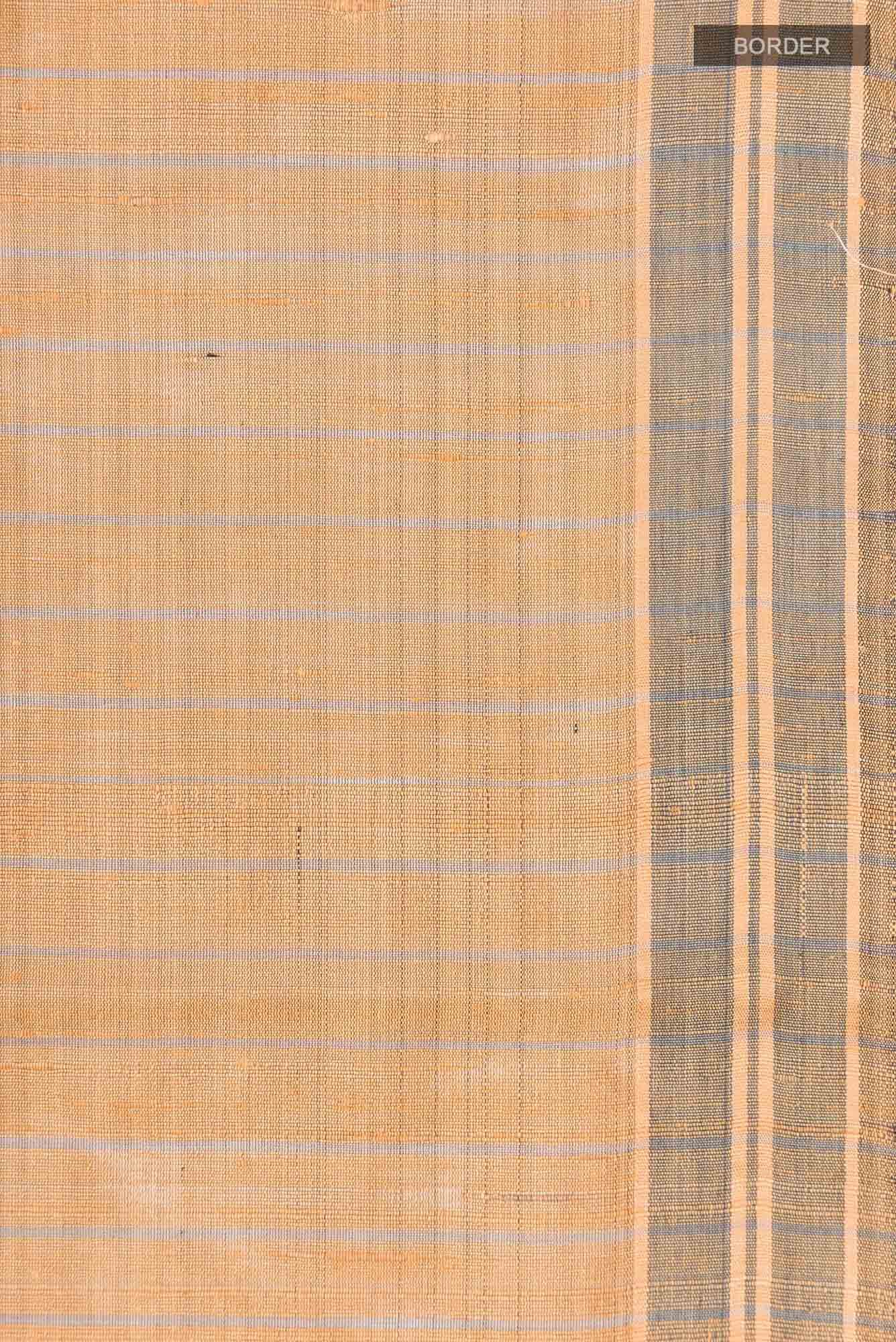 Avni-Sandal Bhagalpuri Tussar Silk Saree