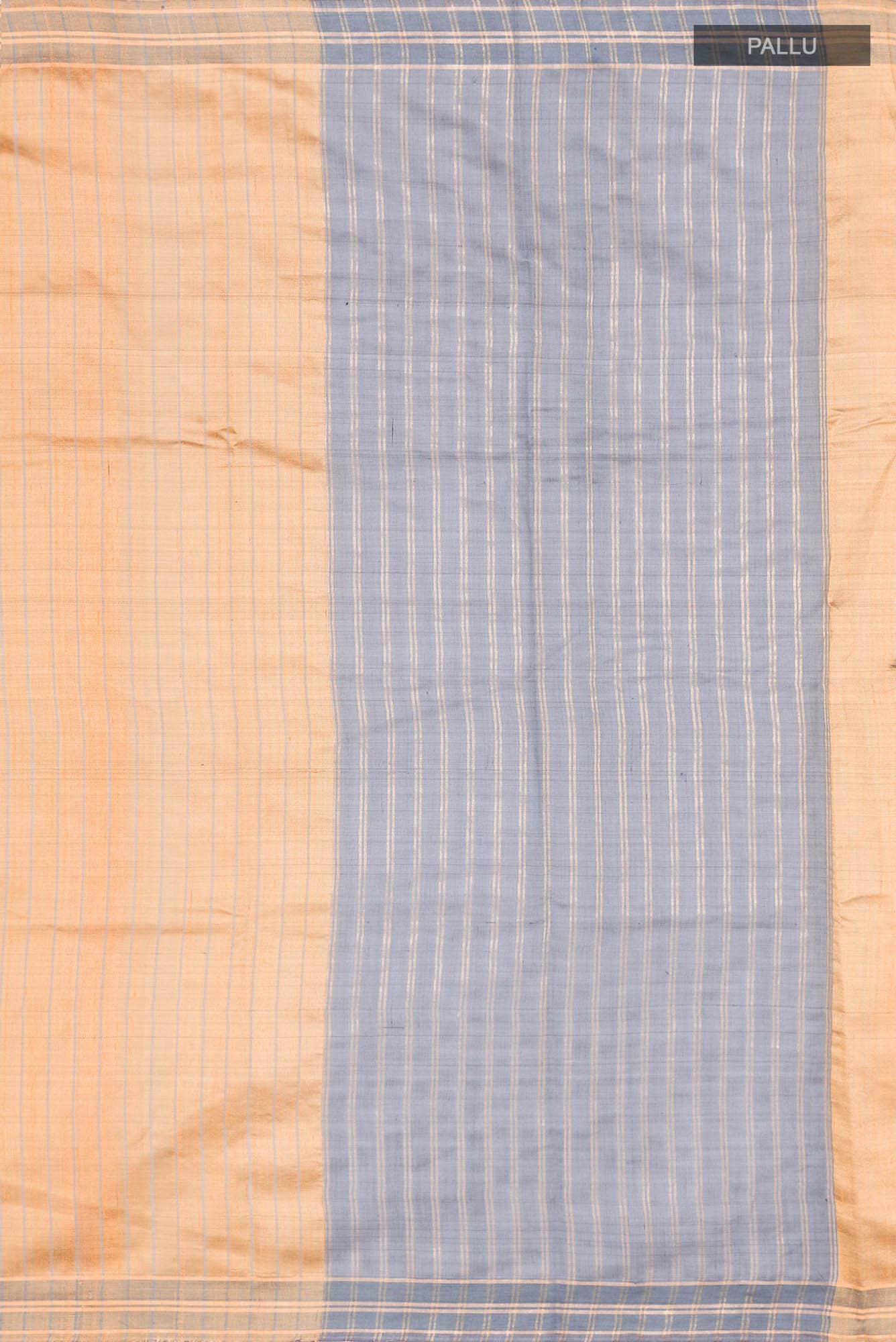 Avni-Sandal Bhagalpuri Tussar Silk Saree