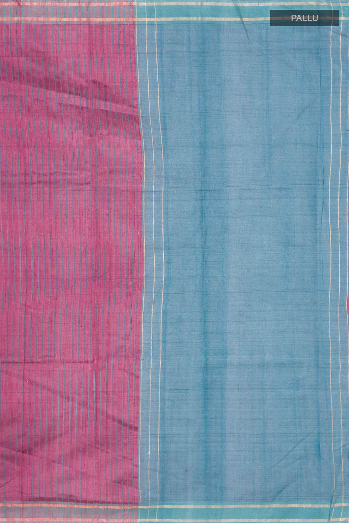 Naina-Mauve Pink Bhagalpuri Tussar Silk Saree
