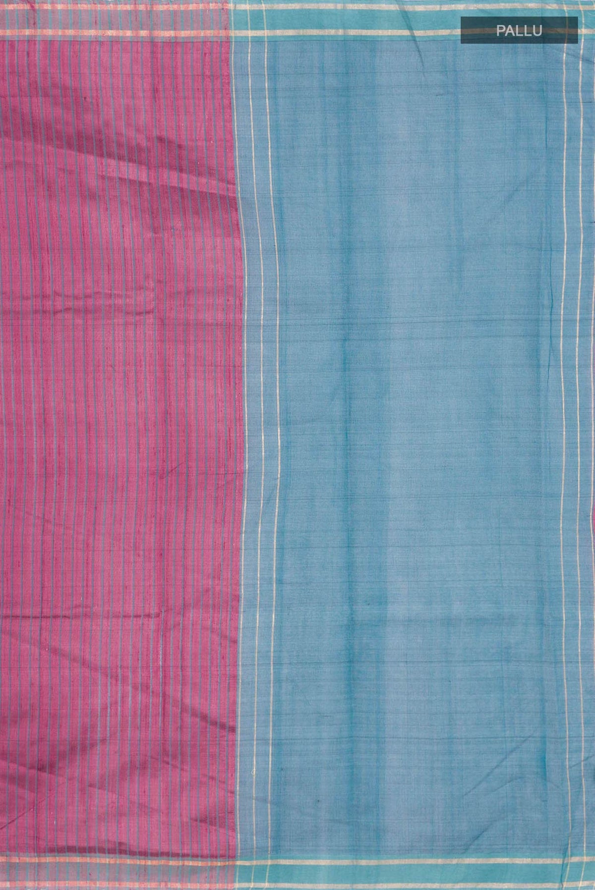 Naina-Mauve Pink Bhagalpuri Tussar Silk Saree