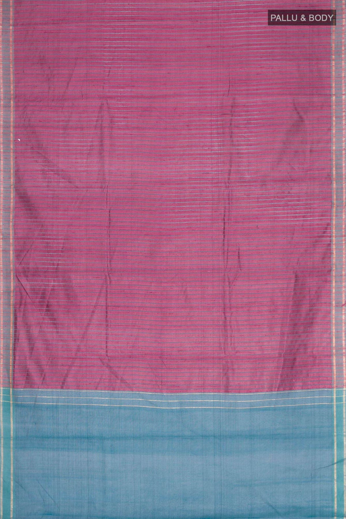 Naina-Mauve Pink Bhagalpuri Tussar Silk Saree