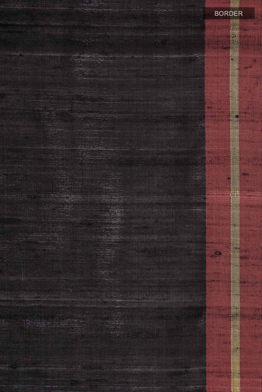 Kruti-Black Bhagalpuri Tussar Silk Saree