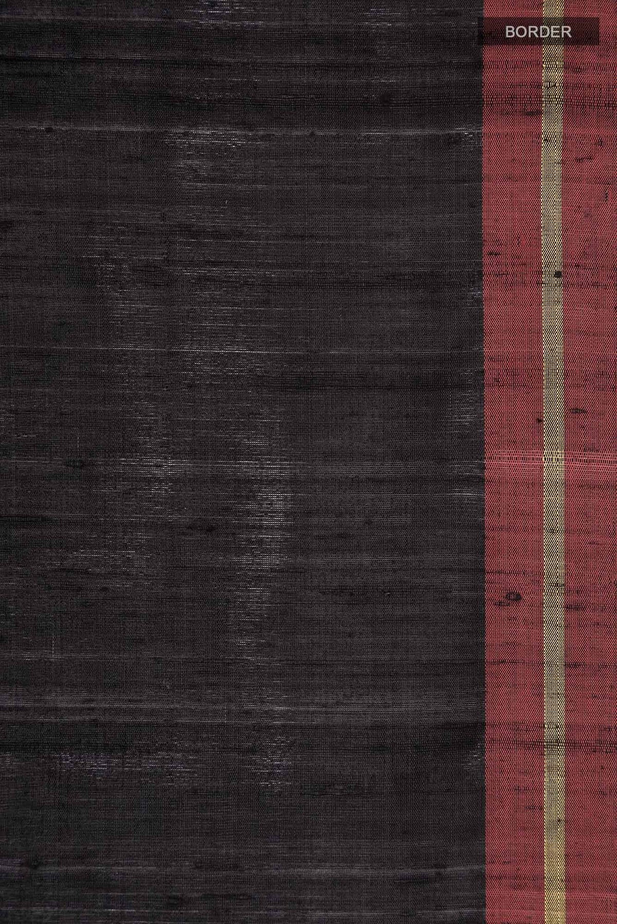 Kruti-Black Bhagalpuri Tussar Silk Saree