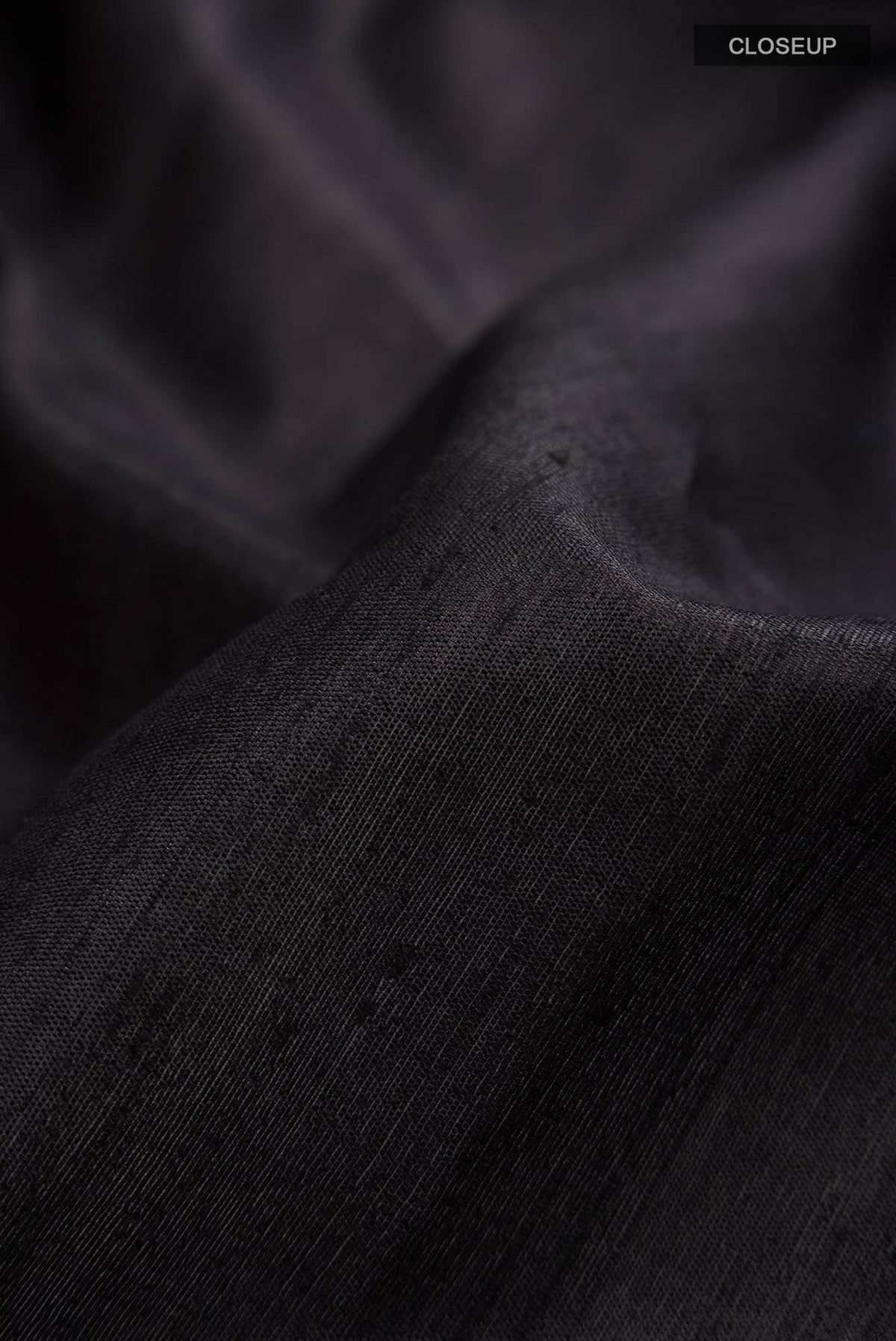 Kruti-Black Bhagalpuri Tussar Silk Saree