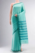 Amisha-Sea Green Bhagalpuri Tussar Silk Saree