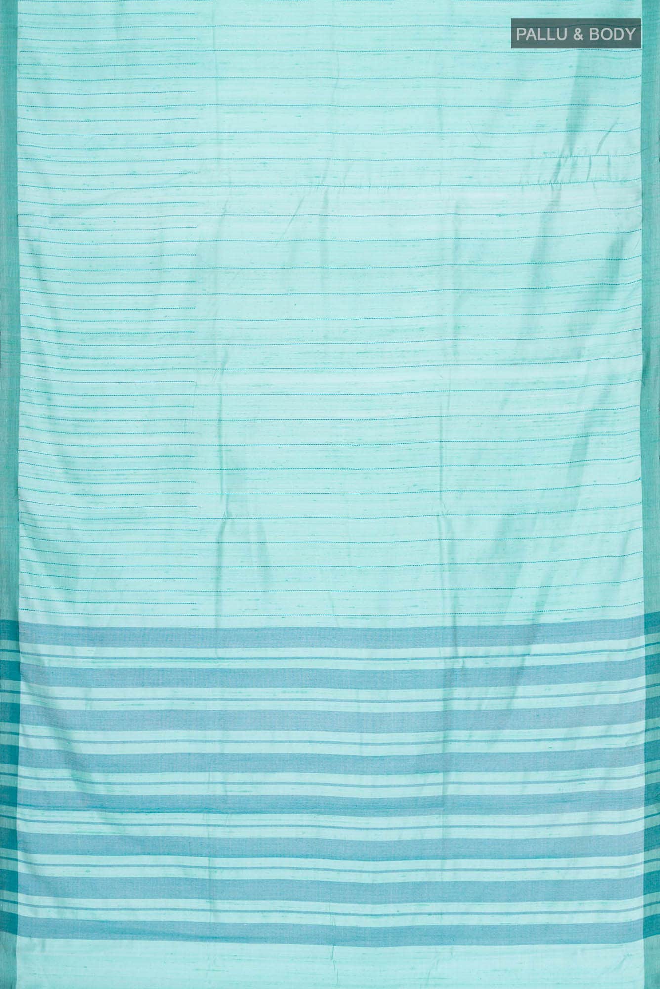 Amisha-Sea Green Bhagalpuri Tussar Silk Saree