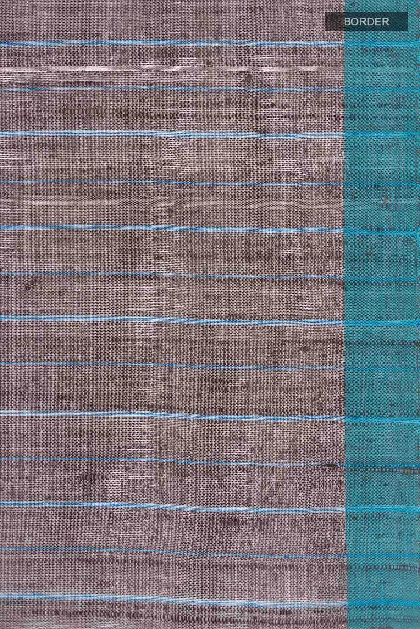 Amisha-Grey Bhagalpuri Tussar Silk Saree