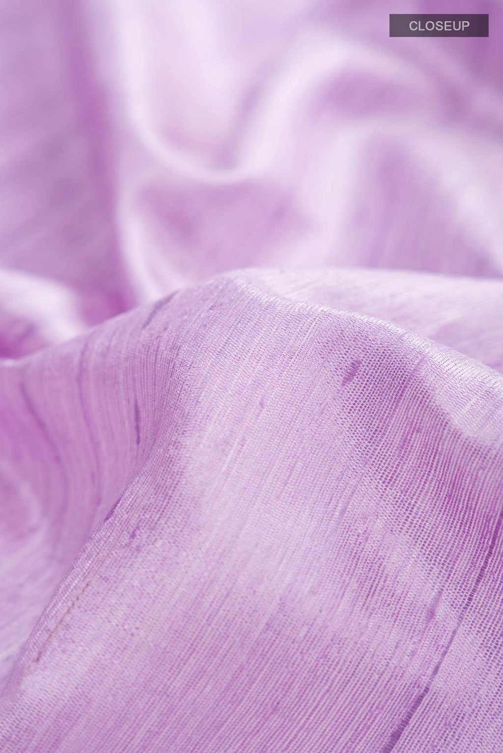 Rose Quartz-Lavender Bhagalpuri Tussar Silk Saree