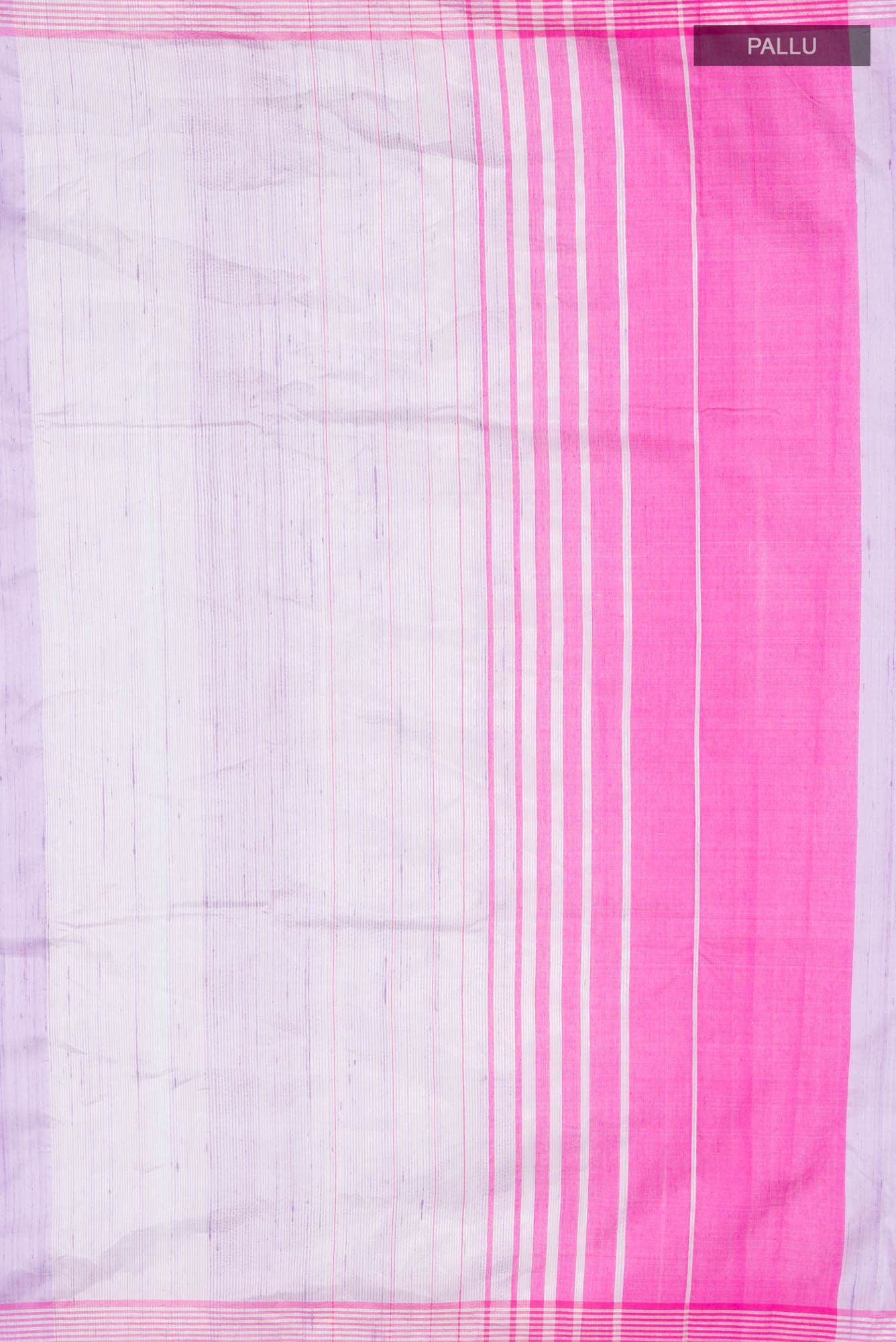 Rose Quartz-Lavender Bhagalpuri Tussar Silk Saree