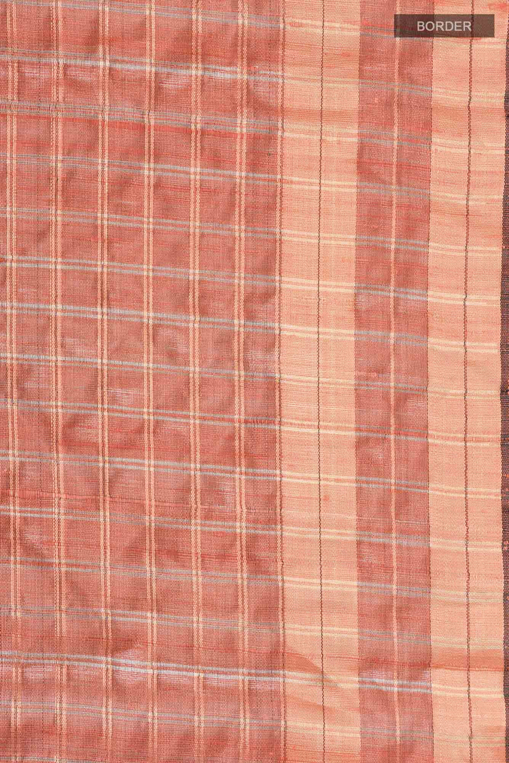 Shruthi-Rust Bhagalpuri Tussar Silk Saree
