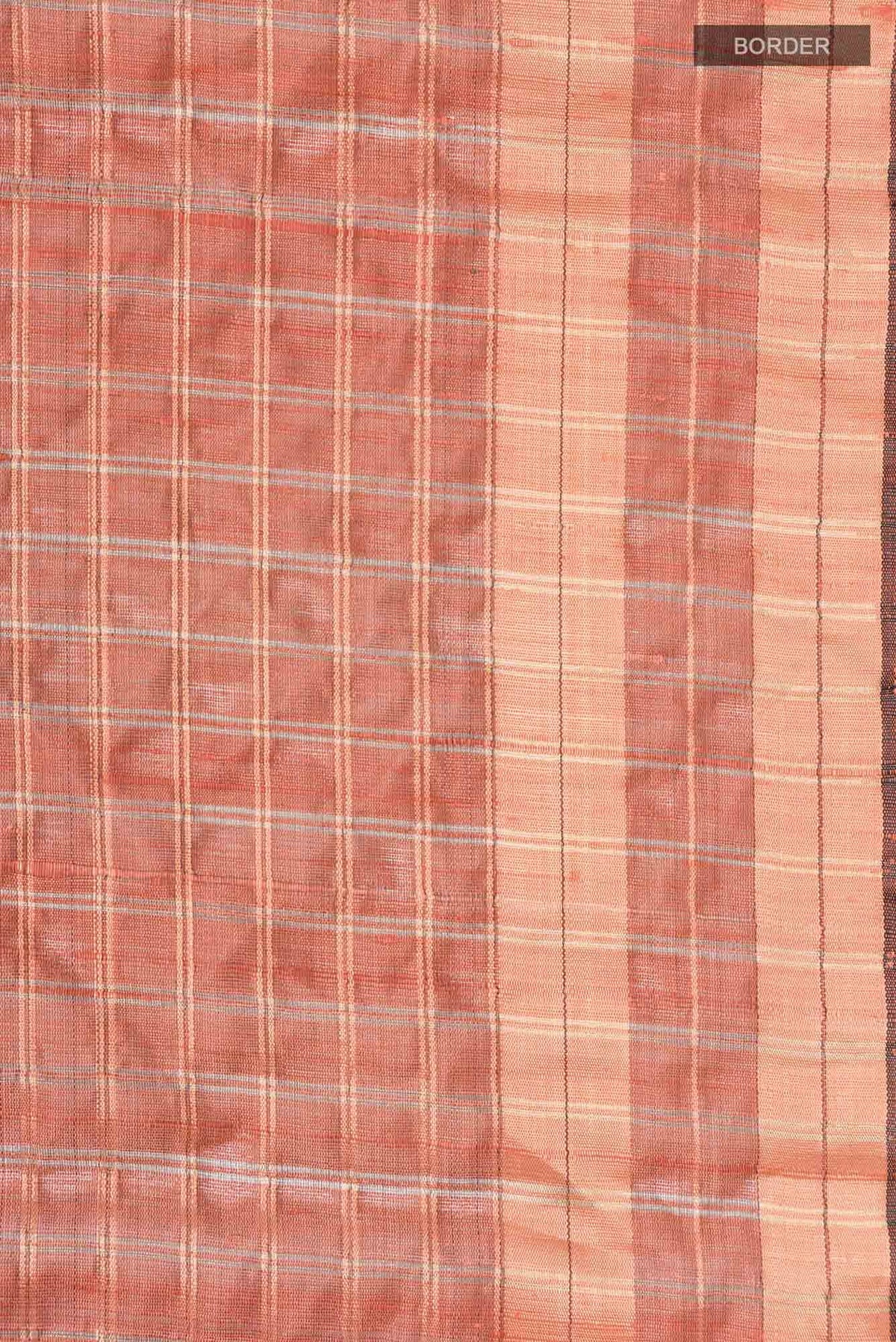 Shruthi-Rust Bhagalpuri Tussar Silk Saree