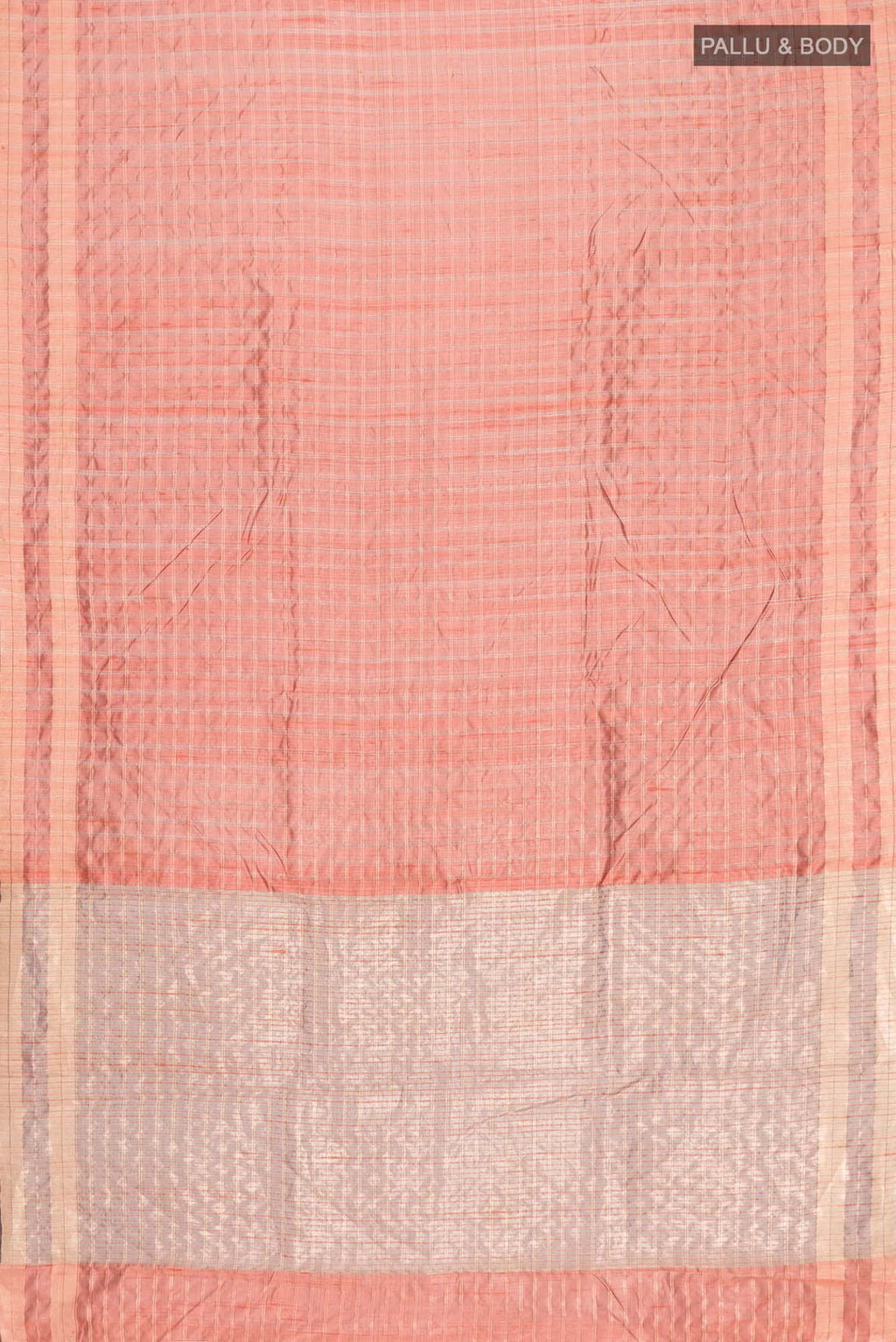 Shruthi-Rust Bhagalpuri Tussar Silk Saree
