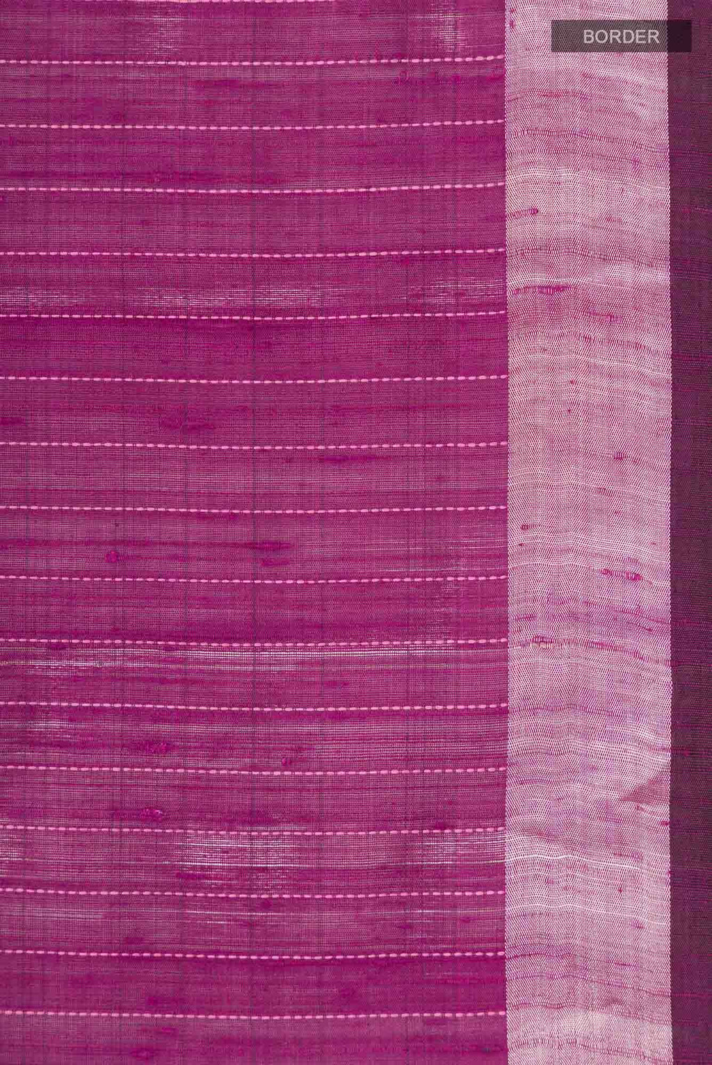 Rich Merlot-Magenta Bhagalpuri Tussar Silk Saree