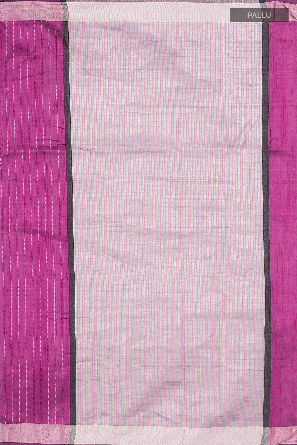 Rich Merlot-Magenta Bhagalpuri Tussar Silk Saree
