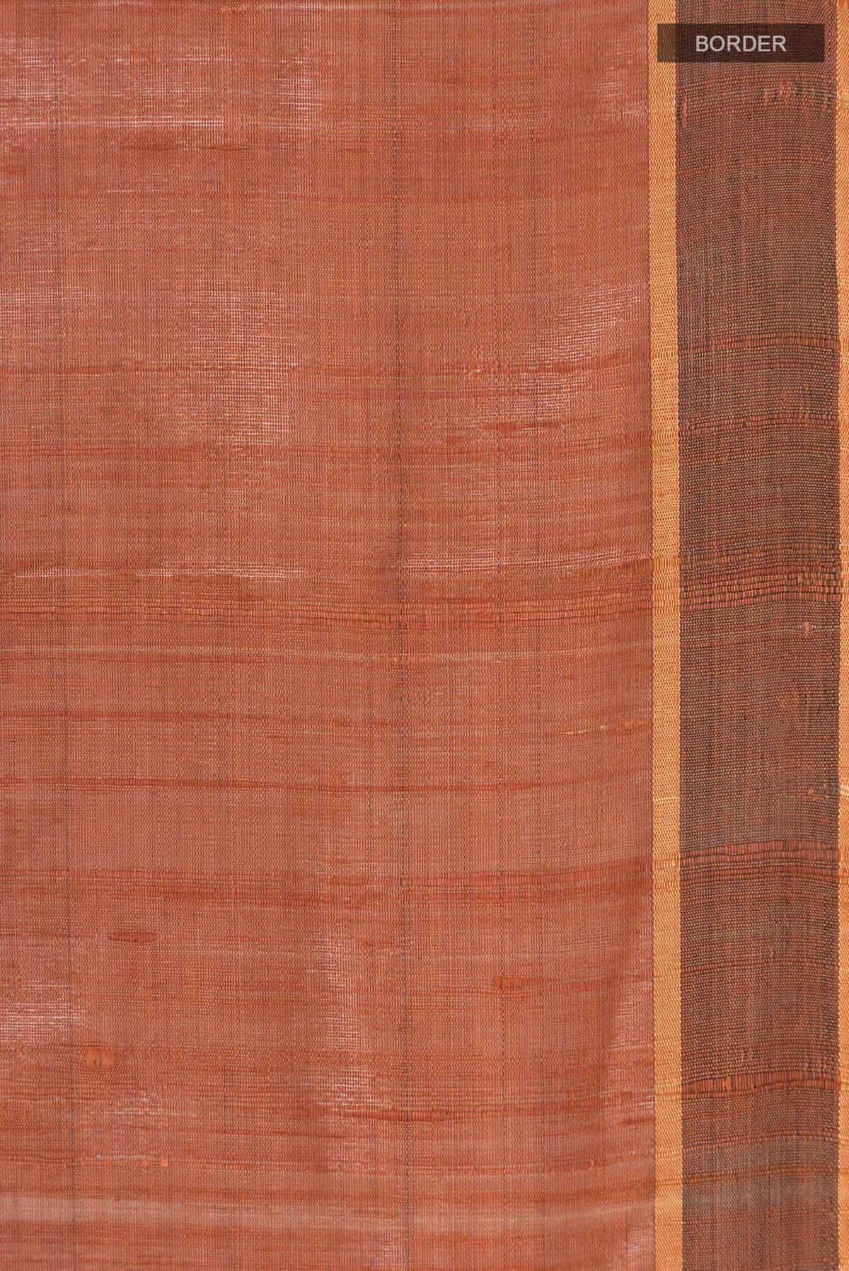 Espresso Shadow-Rust Bhagalpuri Tussar Silk Saree