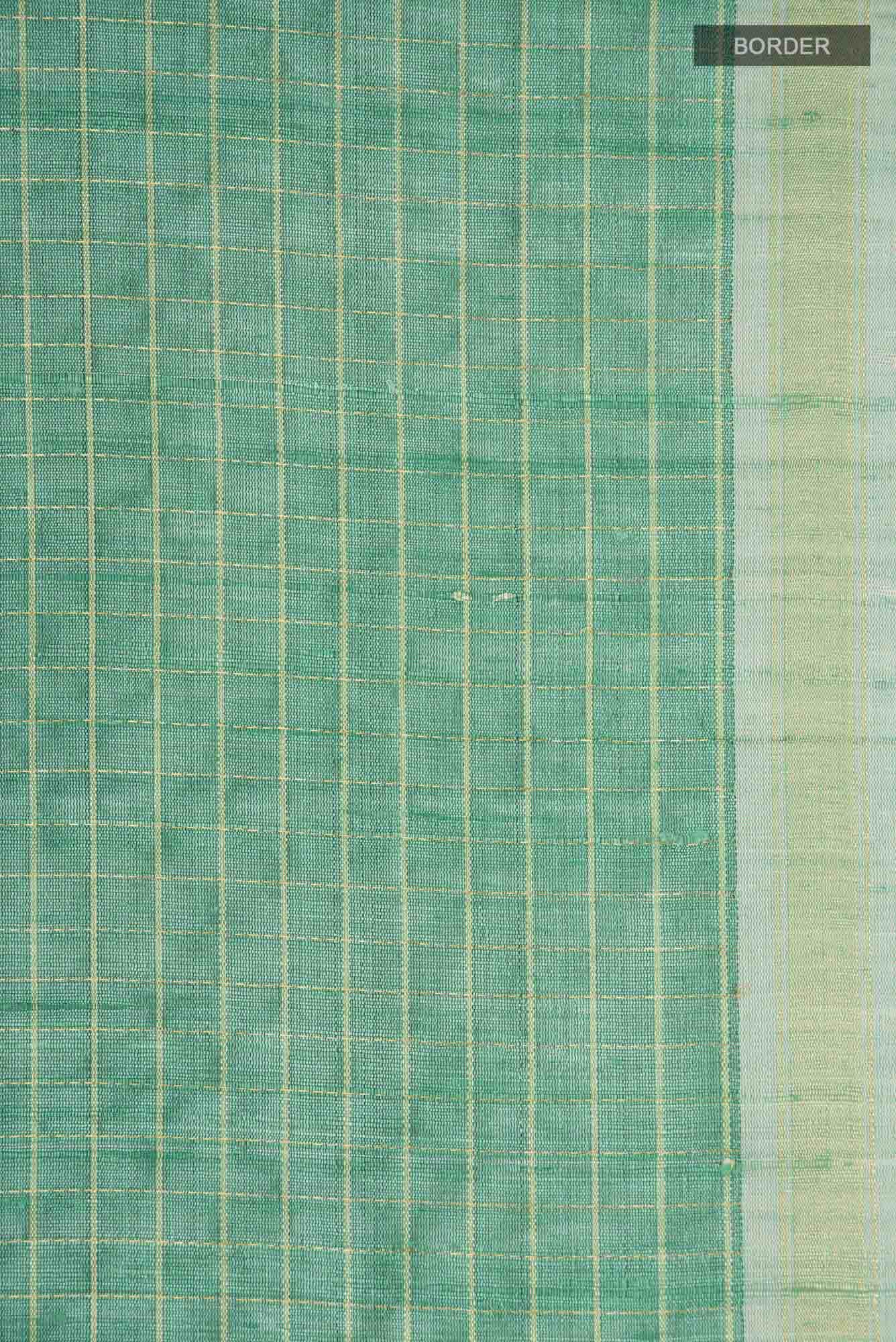 Aahana-Green Bhagalpuri Tussar Silk Saree