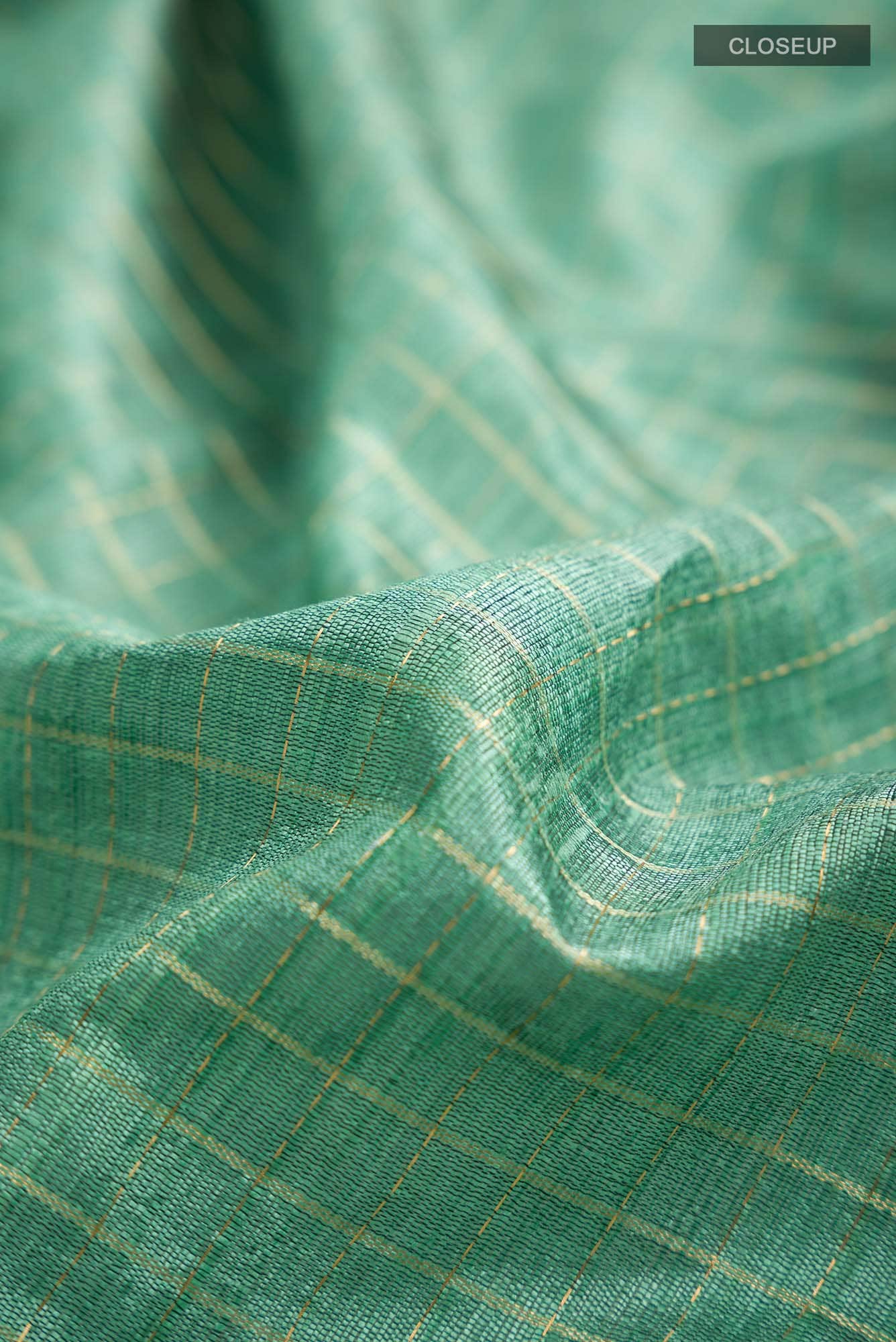 Aahana-Green Bhagalpuri Tussar Silk Saree
