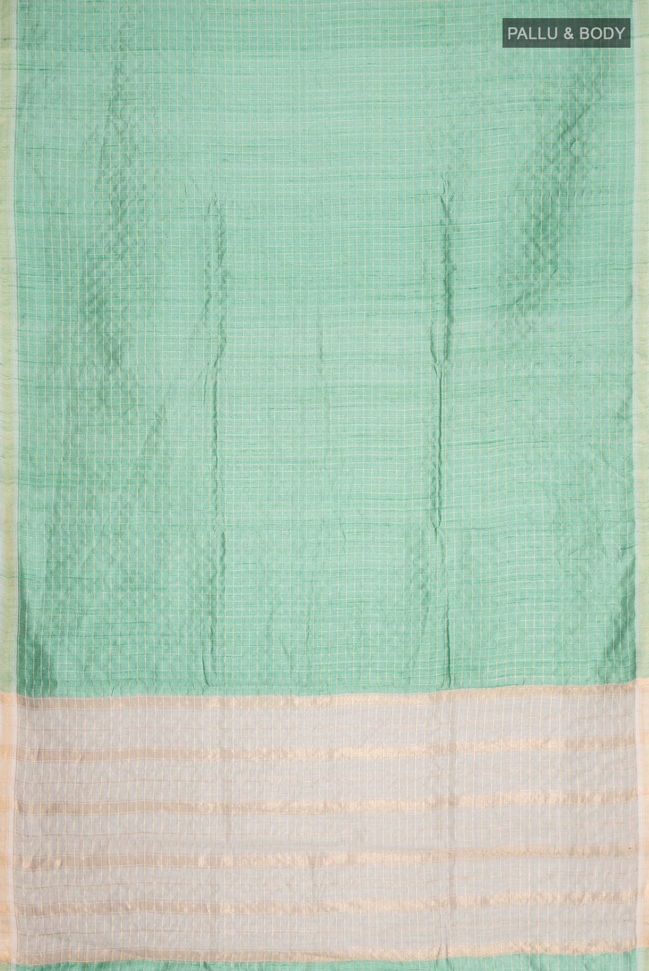 Aahana-Green Bhagalpuri Tussar Silk Saree