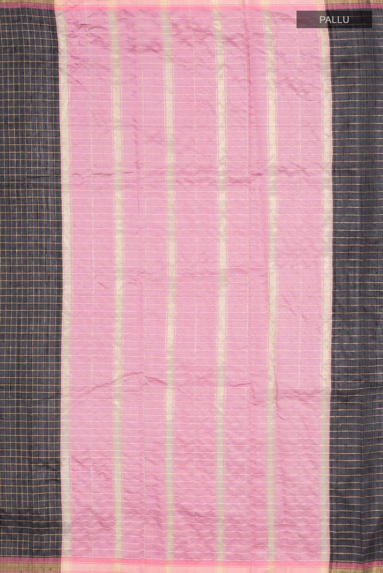 Aahana-Black Bhagalpuri Tussar Silk Saree