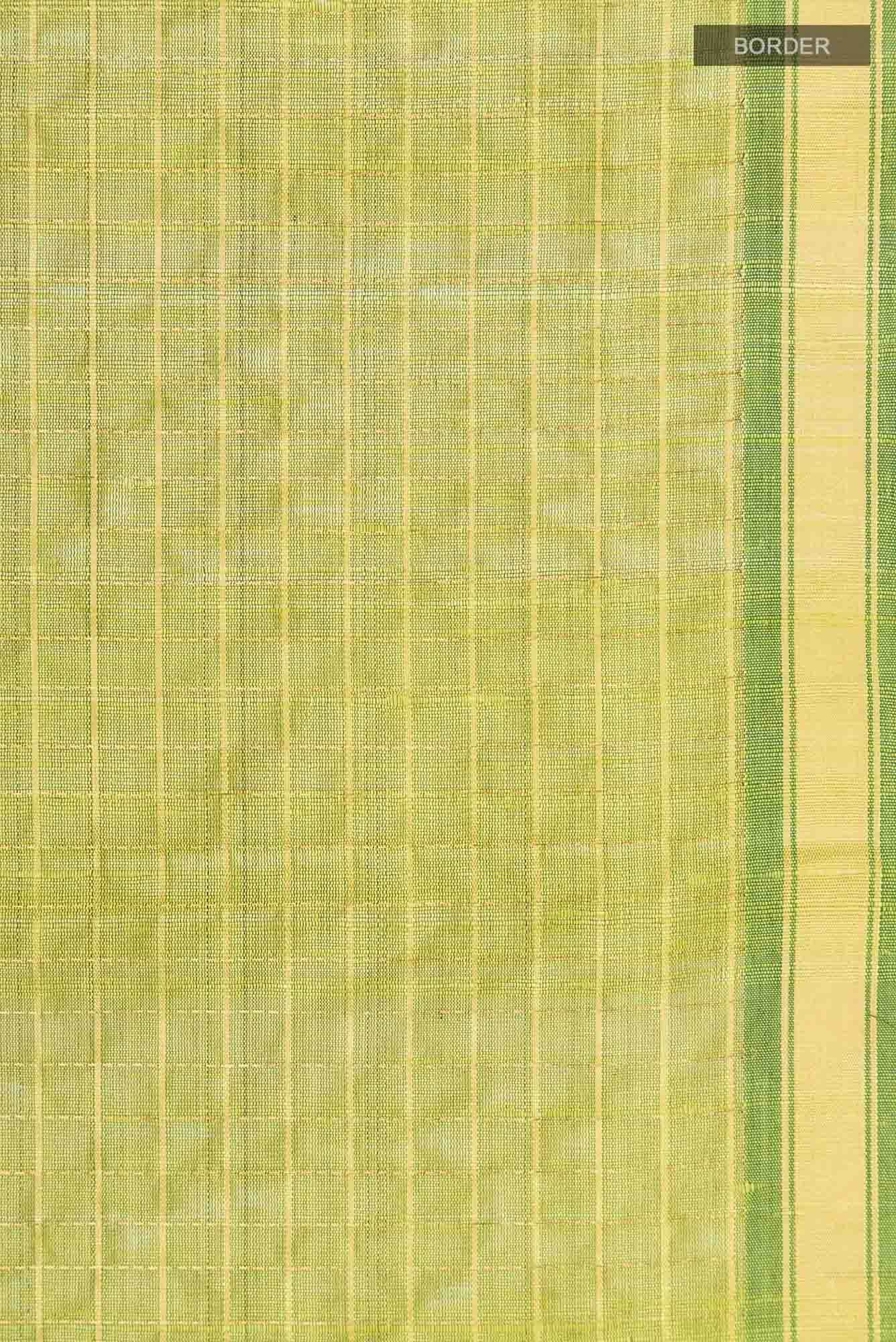 Aahana-Light Green Bhagalpuri Tussar Silk Saree