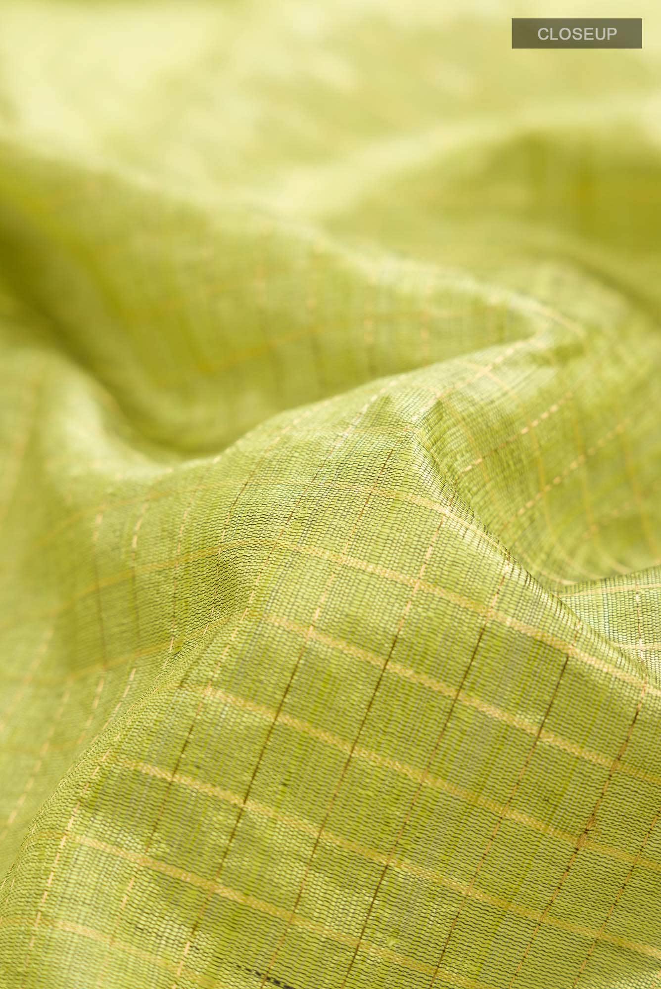 Aahana-Light Green Bhagalpuri Tussar Silk Saree