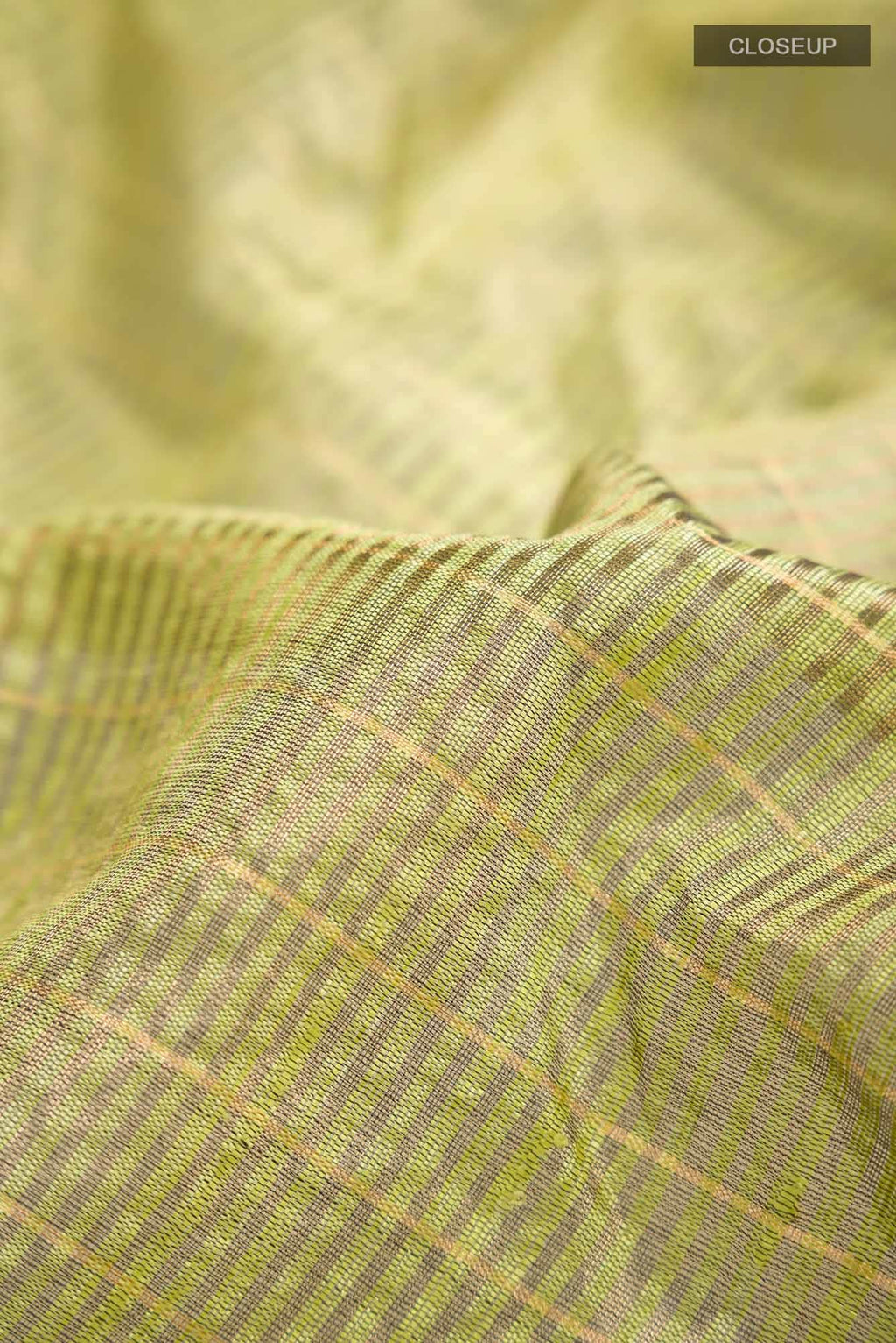 Sleek Topaz-Light Green Bhagalpuri Tussar Silk Saree