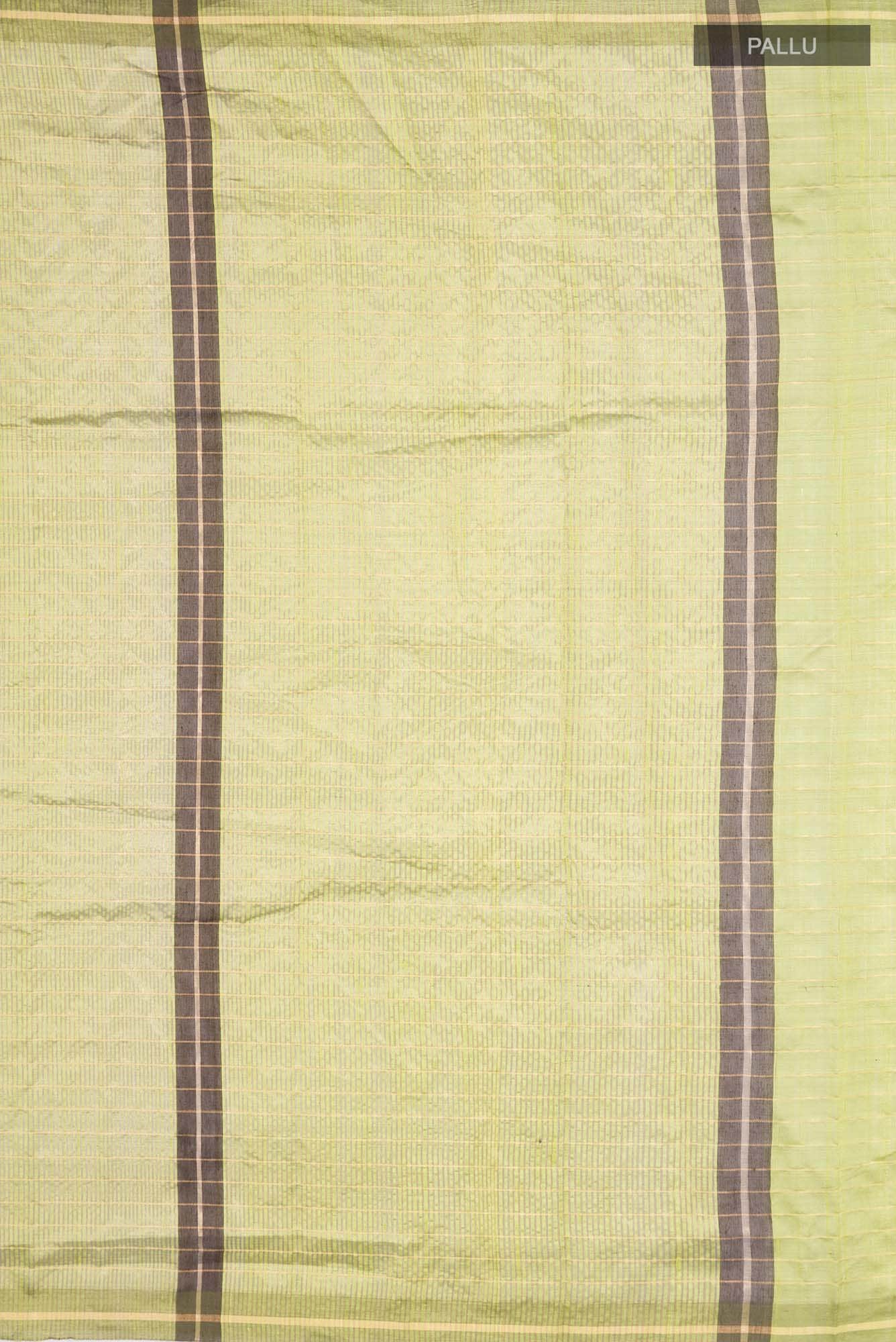 Sleek Topaz-Light Green Bhagalpuri Tussar Silk Saree
