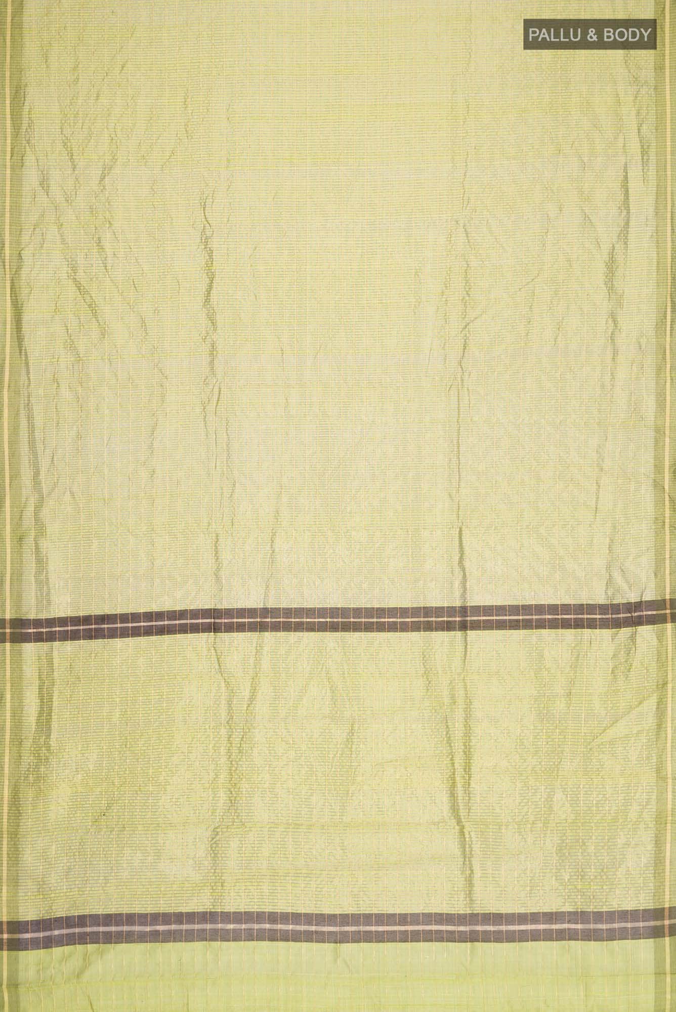 Sleek Topaz-Light Green Bhagalpuri Tussar Silk Saree
