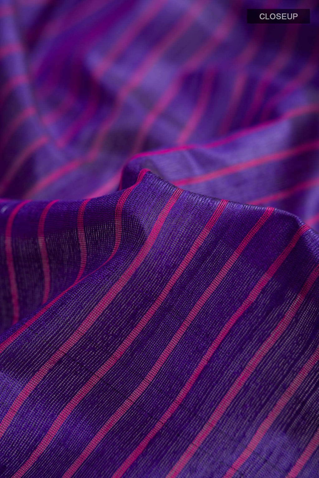 Naina-Violet Bhagalpuri Tussar Silk Saree