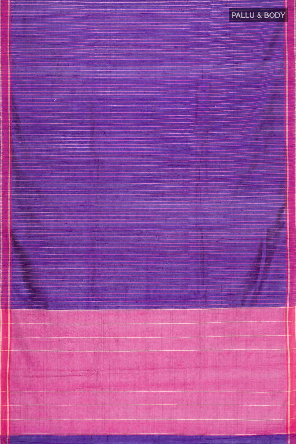 Naina-Violet Bhagalpuri Tussar Silk Saree