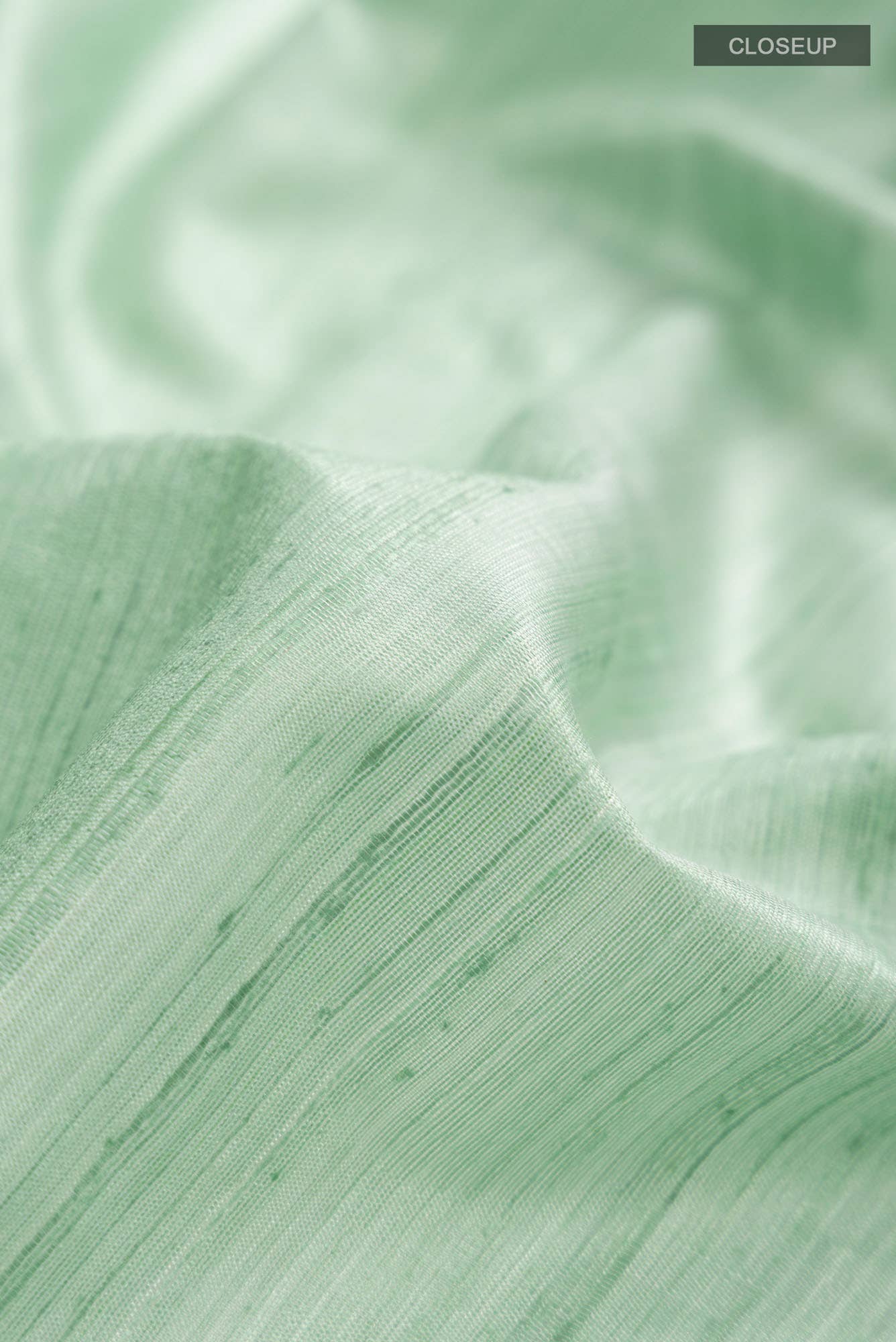 Erina-Mint Green Bhagalpuri Tussar Silk Saree