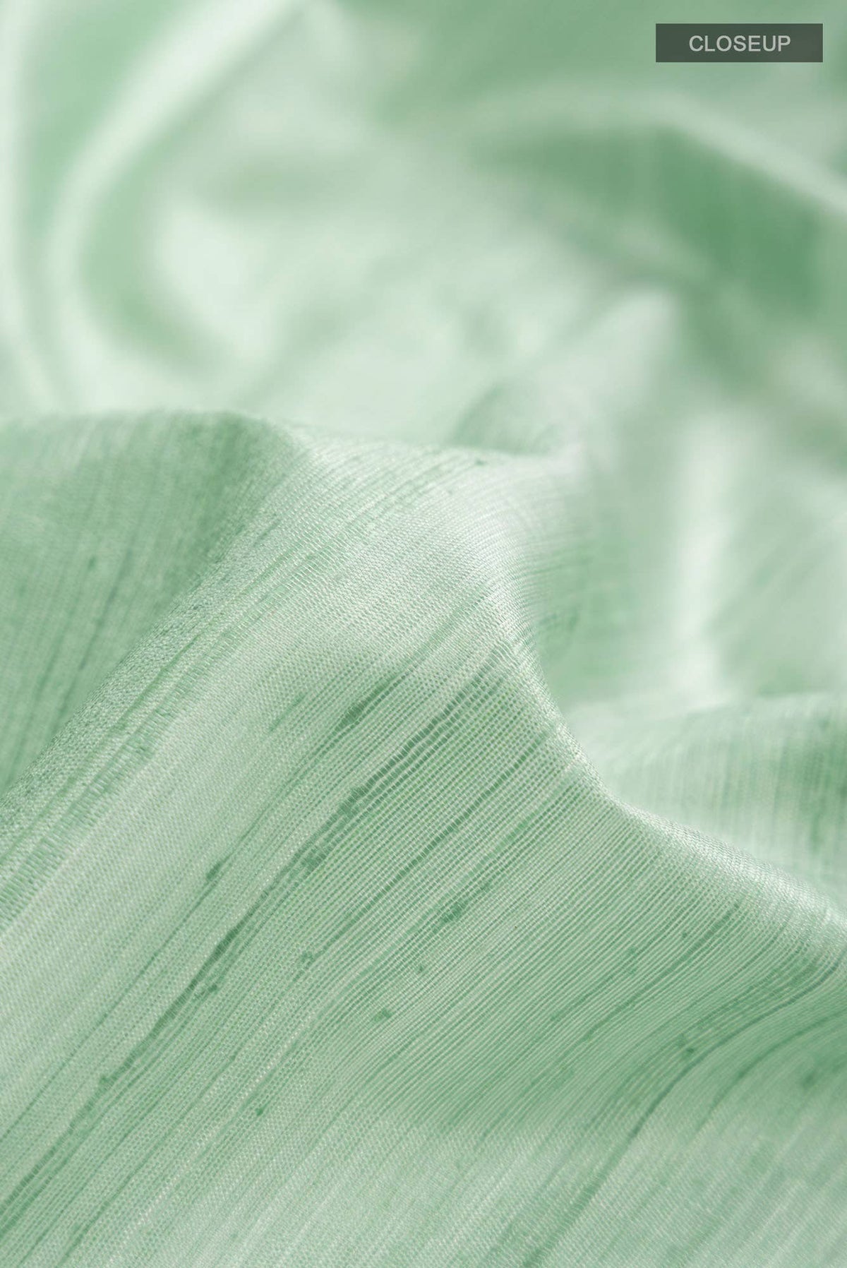 Erina-Mint Green Bhagalpuri Tussar Silk Saree