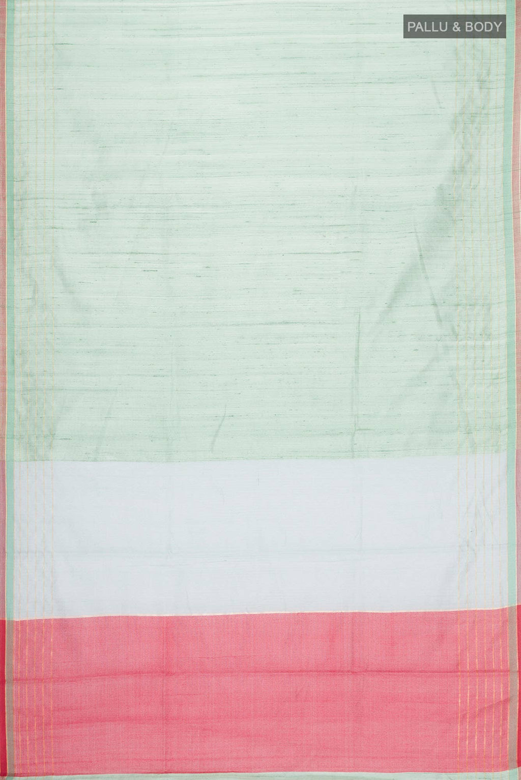 Erina-Mint Green Bhagalpuri Tussar Silk Saree